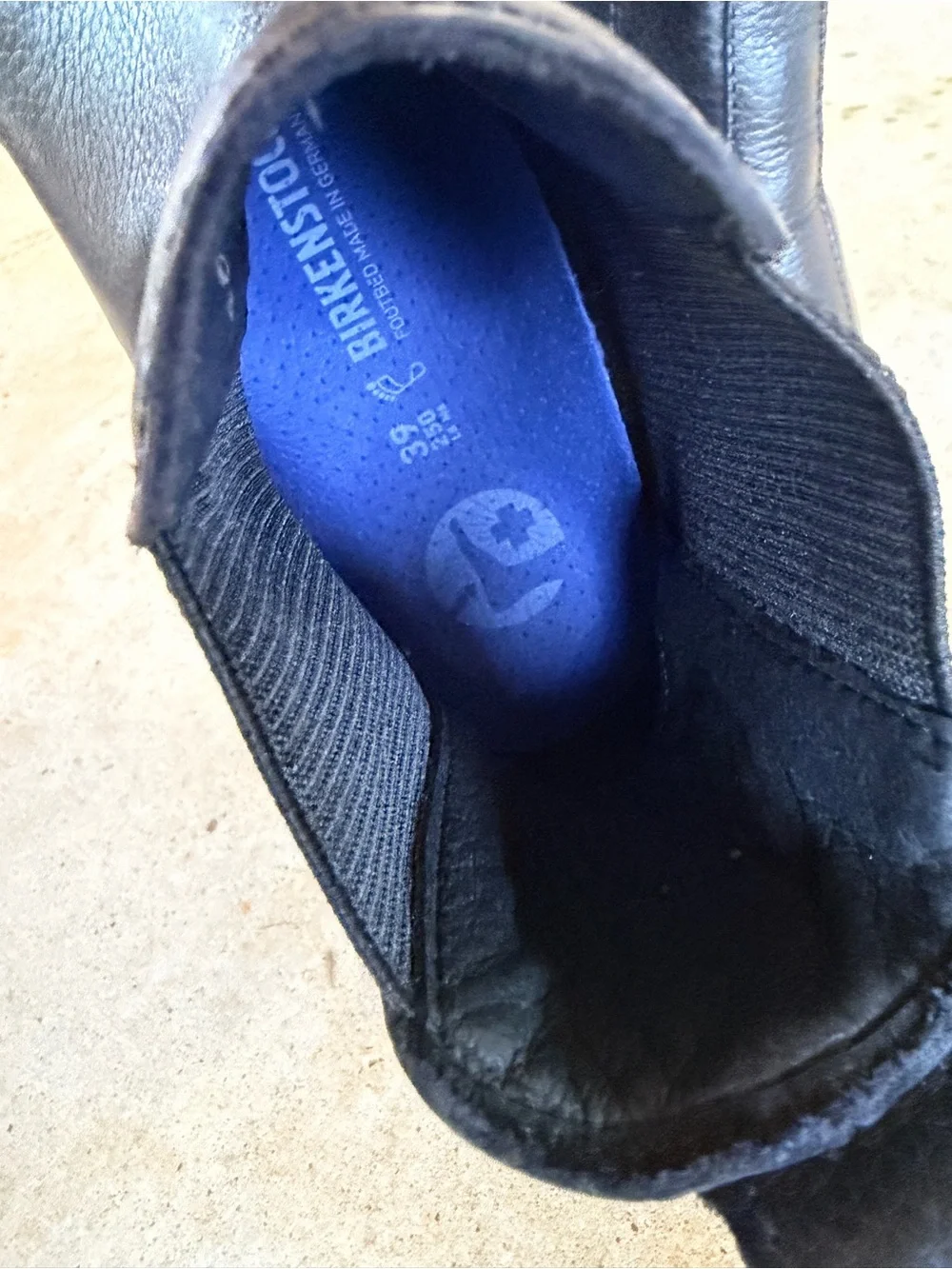 Birkenstock 39 100% Leather Black Boits - Picture 7 of 11